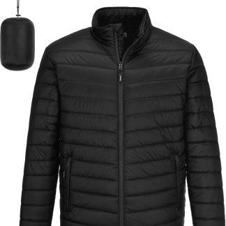 Lightweight Packable Puffer Winter Jacket Insulated Puffy image 1
