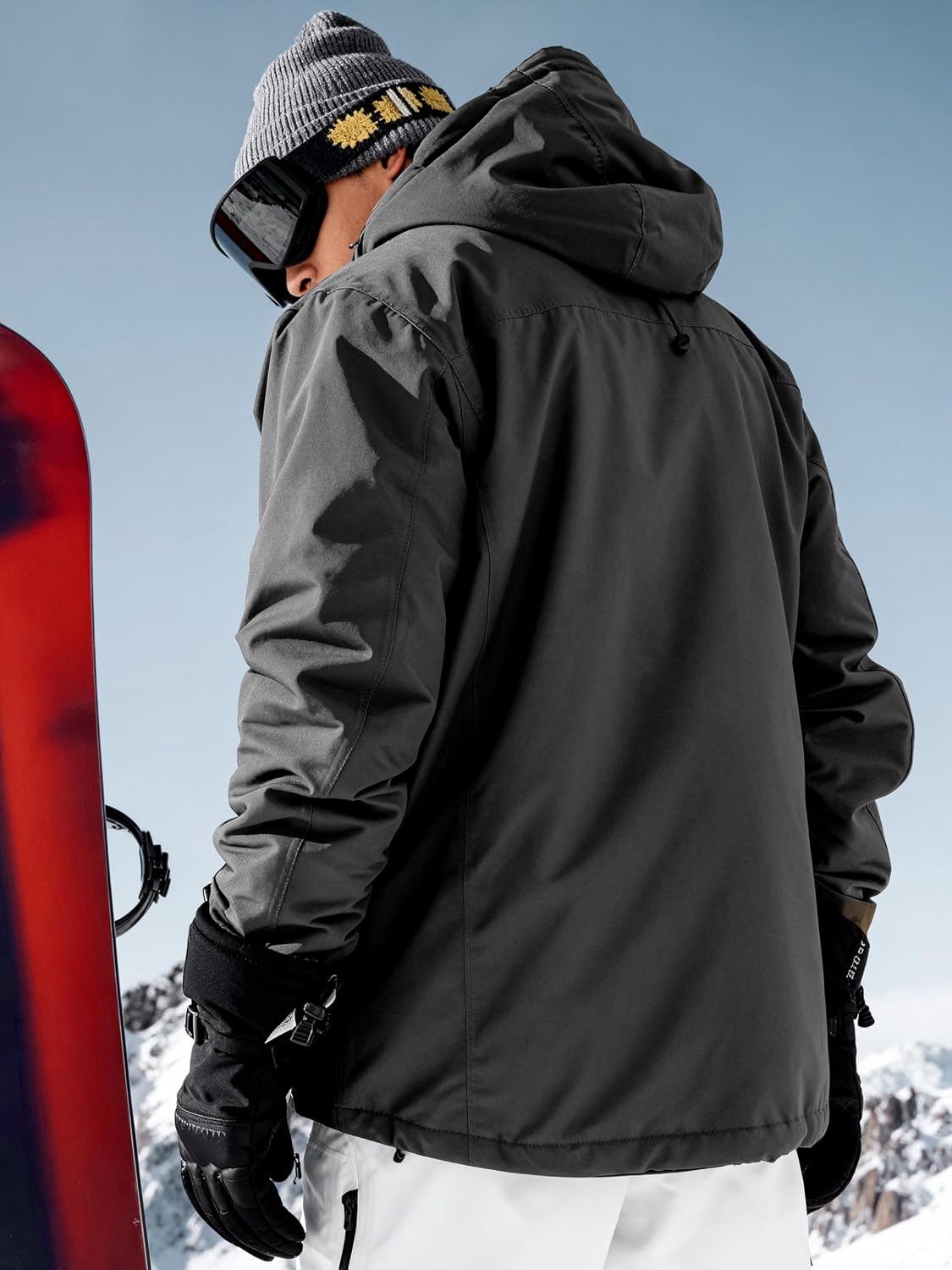 FREE SOLDIER Waterproof Ski Jacket Fleece Lined Warm Winter image 2